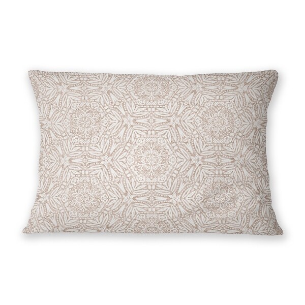 Pale pink lumbar pillow shop
